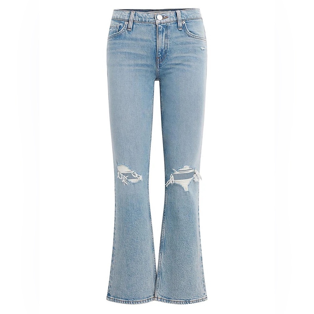 HUDSON Jeans Farrah Bootcut Slight Flare Hem Blue Denim Women Size 25 $195 MSRP